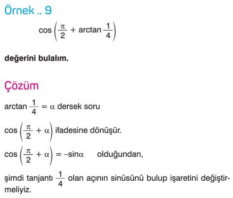 Trigonometrik Fonksiyonlar Ders Notu 113