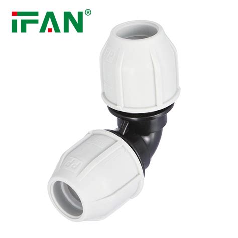 Ifan Equal Elbow Poly Pipe Pp Compression Fitting Plumbing Hdpe Pipe