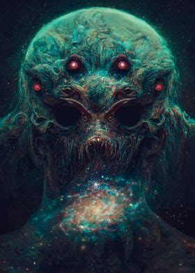 Cosmic Horror Poster By Andrejzt Displate In Cosmic Horror