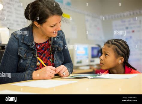 First Grade Classroom Stock Photo - Alamy