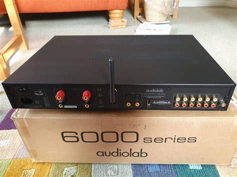 Audiolab 6000A Integrated Amplifier With DAC And AptX Bluetooth Black