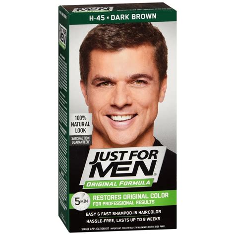 Just For Men Original Formula Haircolor Dark Brown H Ea