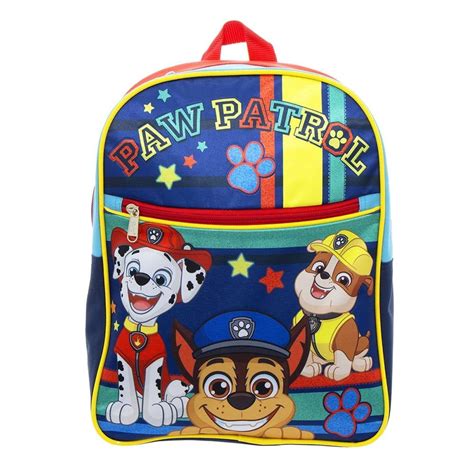 Mochila Ruz Paw Patrol Kinder Niño Chase 1 Pieza Walmart