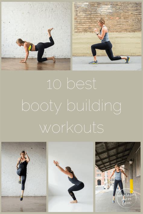 10 Best Booty Building Workouts Pin 1 Nourish Move Love