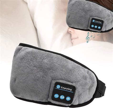 Hidak Bluetooth Sleeping Eye Mask Wireless Headphone Adjustable Music