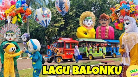 Ondel Ondel Joget Lagu Balonku Balonku Ada Lima Versi Ondel Ondel Dan