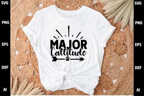 Major Cattitude Svg Design Graphic By Sd Design · Creative Fabrica