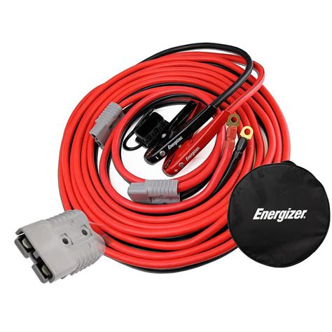 Energizer 1 Gauge 30 Ft Jumper Cables With Quick Connect ENB130A The