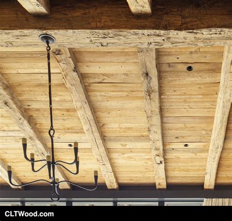 Solid Wood Ceiling Beams CLT WOOD