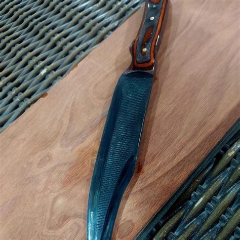 Hand Forged Bowie Knife Etsy