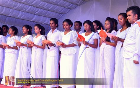 Vesak Bathi Gee And Dansala 2019 13 Usj University Of Sri