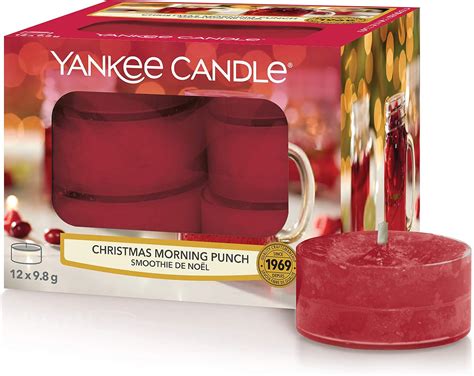 Yankee Candle Tea Light Scented Candles Christmas Morning Punch X