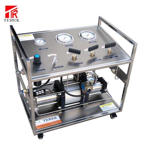 Terek Brand High Flow Pneumatic Oxygen Nitrogen Co Gas Booster Filling