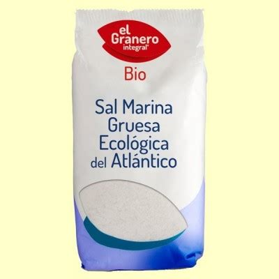 Sal Marina Gruesa Del Atl Ntico Bio Kg El Granero