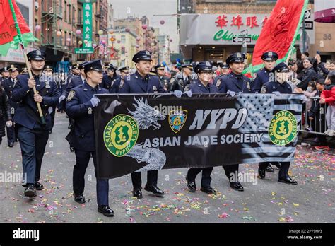 New York Chinatown Usa February Nypd Asian Jade Society