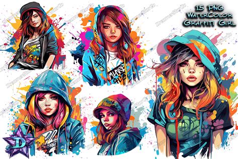 Graffiti Girl, Graffiti Girl Png,teenager Girl,t-shirt Design ,graffiti ...