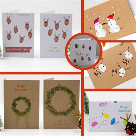 Fingerprint Christmas Cards | Mum In The Madhouse