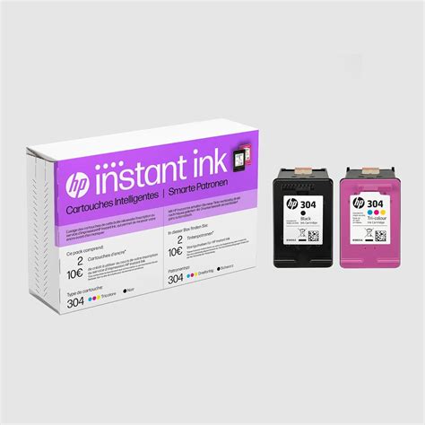 HP 304 Pack Instant Ink De 2 Cartouches D Encre HP Authentiques Noire