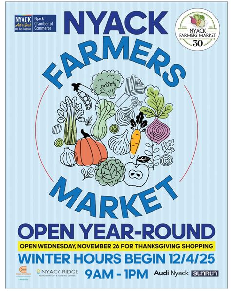 The Nyack Farmer Market will be... - Nyack Farmers Market | Facebook