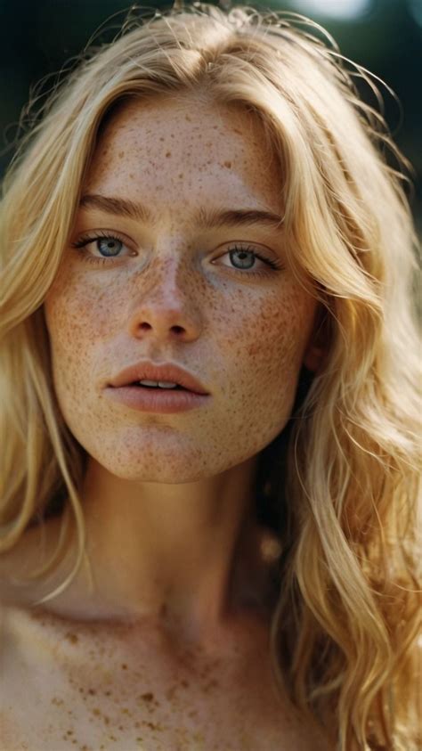 The Charm Of A Blonde And Her Freckles In 2024 Beautiful Freckles Blonde With Freckles