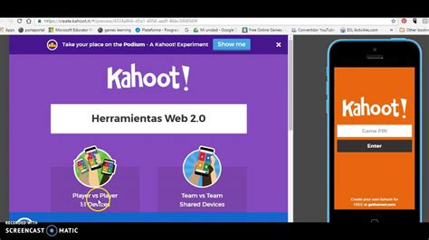 ¿cómo Utilizar Kahoot Youtube