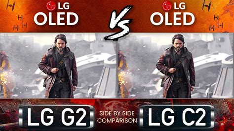 LG G2 OLED Vs LG C2 OLED 4K OLED TV Comparison YouTube