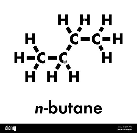 Propane hydrocarbon molecule Stock Vector Images - Alamy