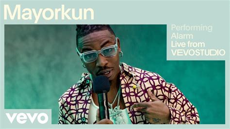 Mayorkun Alarm Live Vevo Studio Performance YouTube