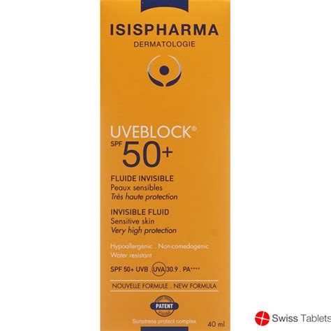 Buy Online Isis Pharma Uveblock Fluide Invisible Spf Ml At Swiss