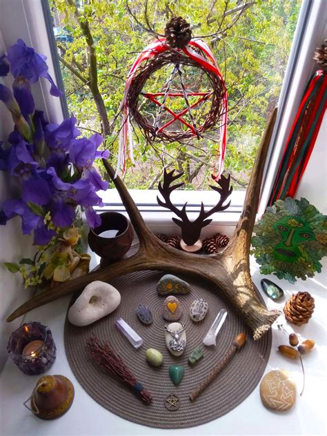 Witches Altar Pagan Altar Pagan Witch Witch Magic Autel Wiccan