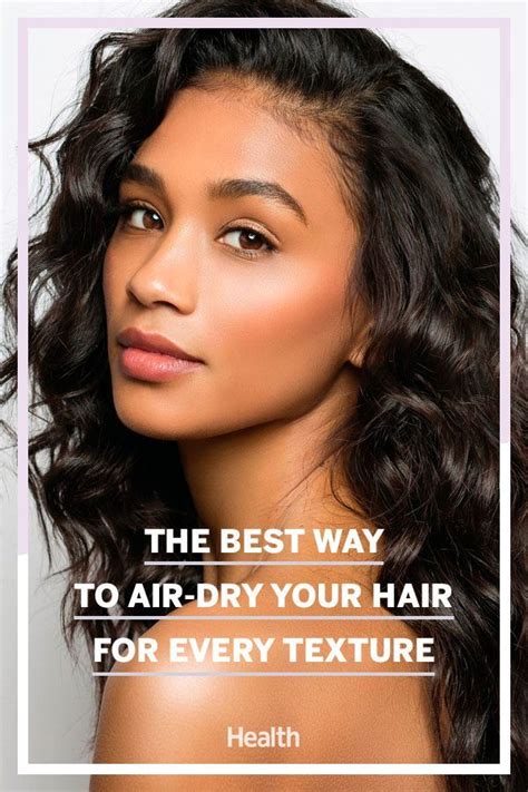 How To Air Dry Wavy Straight Curly Or Coily Hair Air Dry Hair Air Dry Wavy Hair Damp Hair