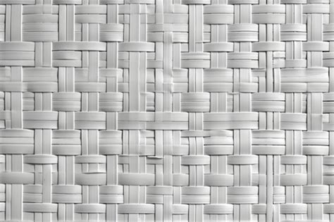 Premium Photo White Rattan Texture Pattern Woven Architecture