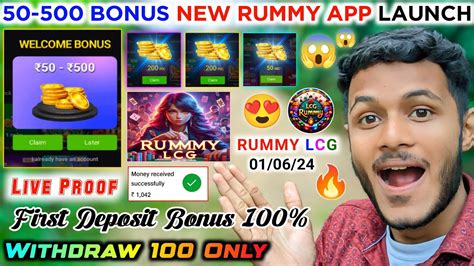 Bonus Rummy App New Lcg Bet Withdrawal Proof Today New