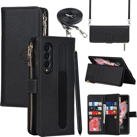 Amazon Jaorty Samsung Galaxy Z Fold 4 5G Wallet Case With S Pen