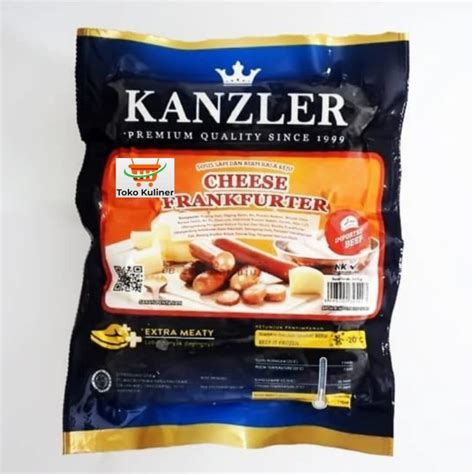 Jual Kanzler Sosis Sapi Cheese Frankfurter Gr Shopee Indonesia