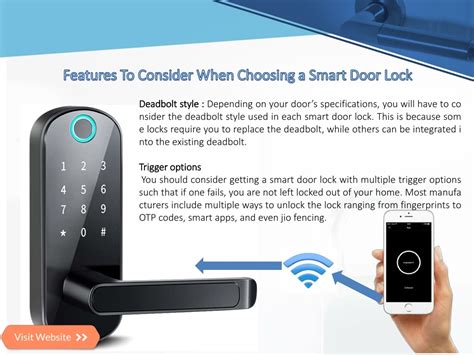 Ppt 5 Tips On How To Choose The Best Smart Door Lock Powerpoint