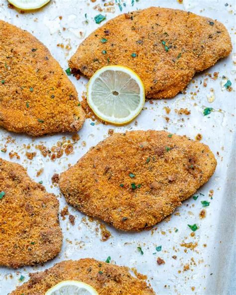 Crispy Oven Baked Chicken Cutlets Recipe Healthy Fitness Meals