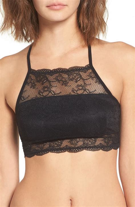 Bp High Neck Lace Bralette Nordstrom