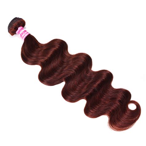 Beautyforever Body Wave 1 Bundle Deal 33B Reddish Brown Human Hair Color