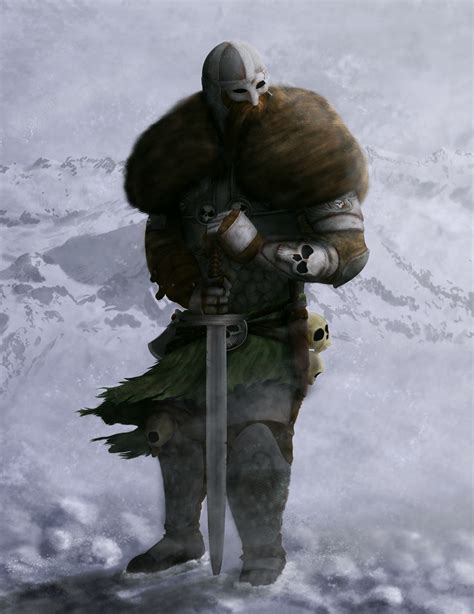 Warriors in art: Norse warrior by Dexter Schenk