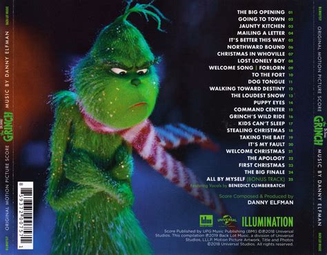 The Grinch (2018) Original Score (Back) by kidsfan on DeviantArt