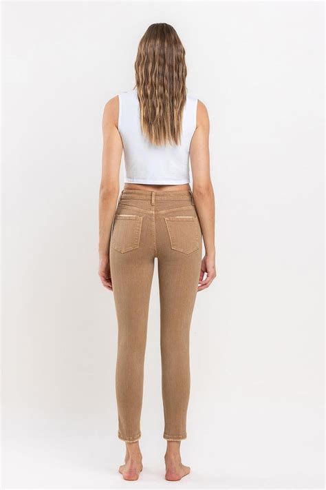 Vervet High Rise Crop Skinny Jeans