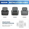 Maxijin Newest Recliner Slipcovers For Living Room Pieces Stretch