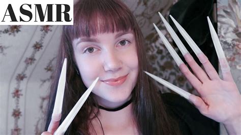 Asmr Tapping Your Face W Extreme Long Nails Youtube