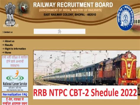 Rrb Ntpc Cbt 2 Schedule Rrb Has Released The Schedule Of Cbt 2 Exam For Non Technical Popular