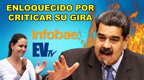 DOLIDO MADURO ARREMETIÓ CON INSULTOS CONTRA INFOBAE Y EVTV MIAMI POR