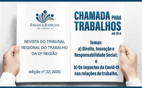 Escola Judicial Recebe Artigos Para Revista At De Junho Tribunal