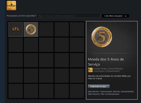 Conta Steam Cs Go Prime Medalha Counter Strike 2 Contas E