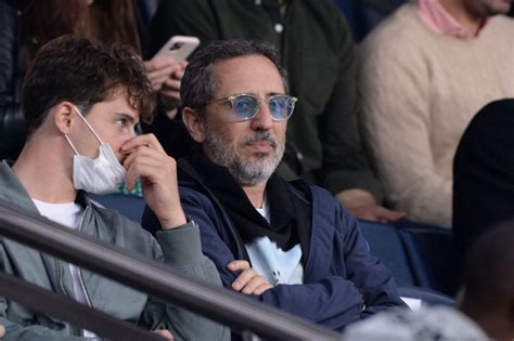 Photo Gad Elmaleh Avec Son Fils No People En Tribunes Du Match De