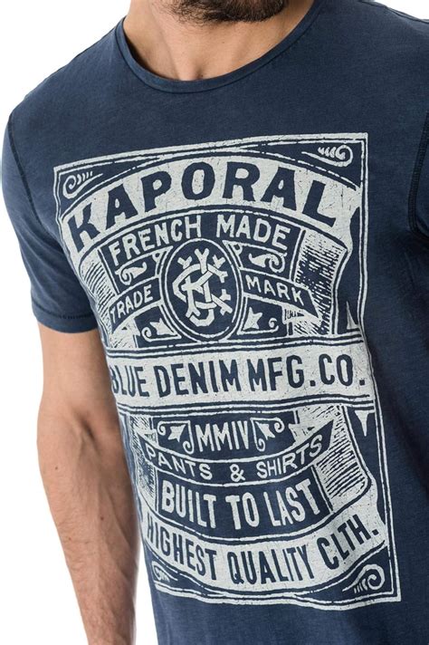 Kaporal Men S Loris T Shirt Blue Blueus Blueus Xx Large Amazon Co